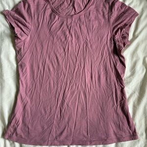 Everyday Short-Sleeve Crew Tee in Mauve